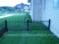 Berkshire Aluminum Fence Gate with Doggie Panel