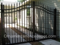 Arched Double Gate with Finials