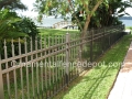 Fence Aluminum with Triad Finials