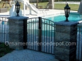 Beautiful Aluminum Pool Fence Arched Gate