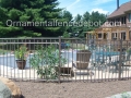 Light Bronze Aluminum Pool Fence