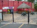 Wrought-Iron-Fence-with-Double-Gate